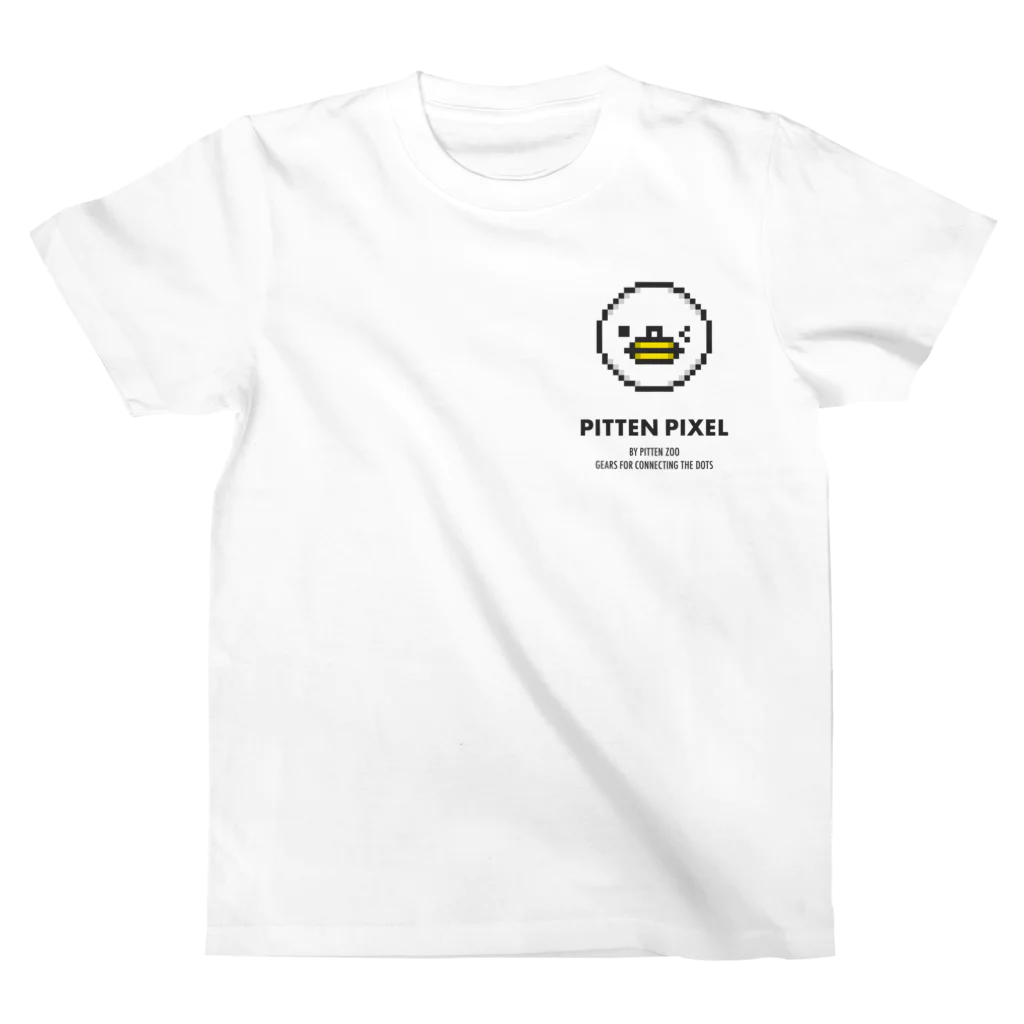 PITTEN PRODUCTSのPIXEL_ANIMAL_01(GIRAFFE) スタンダードTシャツ