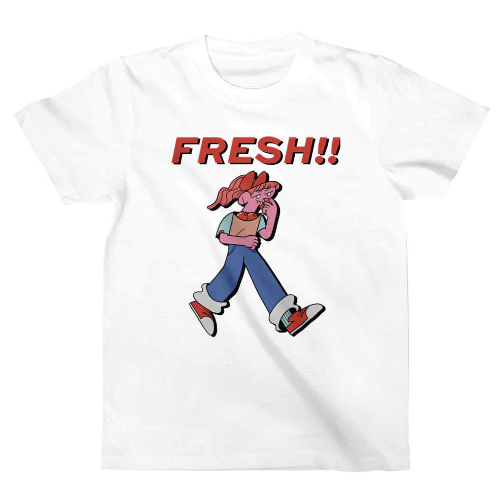 水沢石鹸のFRESH!! Regular Fit T-Shirt