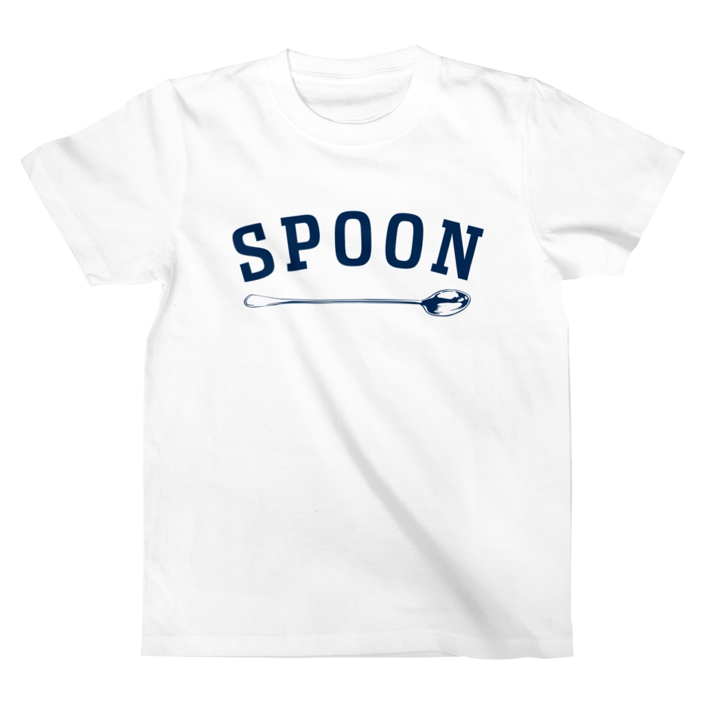 LONESOME TYPEのSPOON (NAVY) Regular Fit T-Shirt
