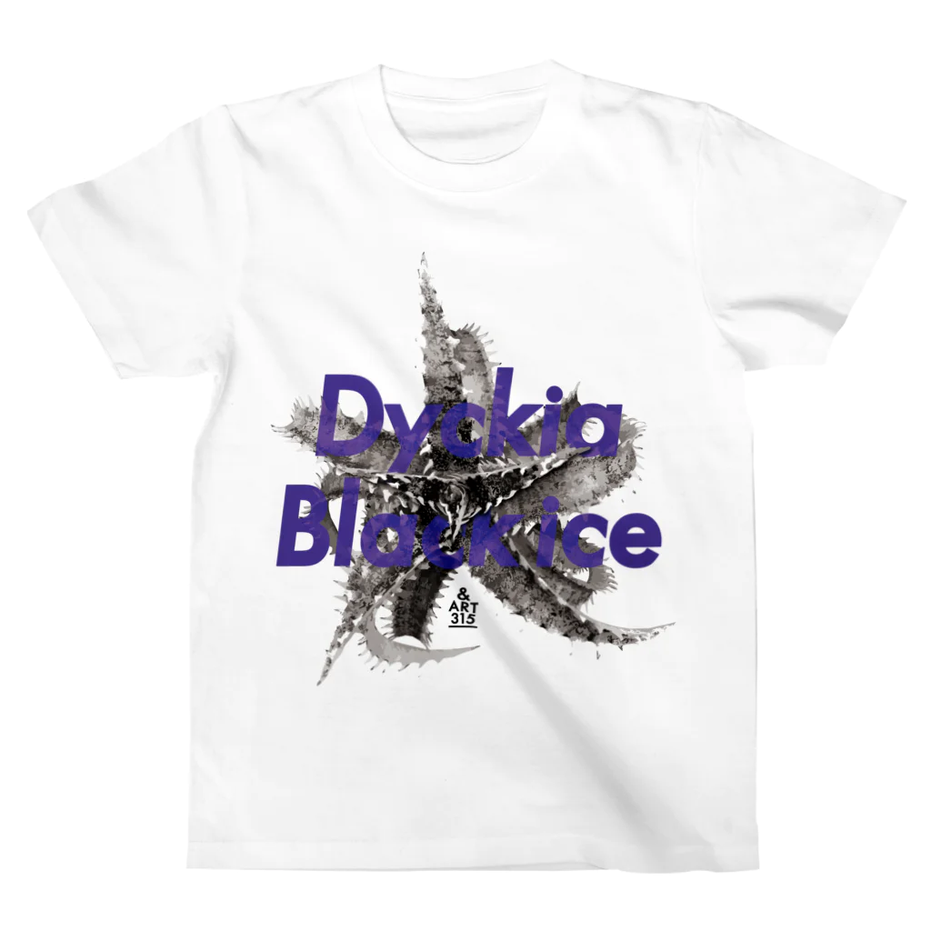 &ART315のDyckia black ice（ディッキア・ブラックアイス） Regular Fit T-Shirt