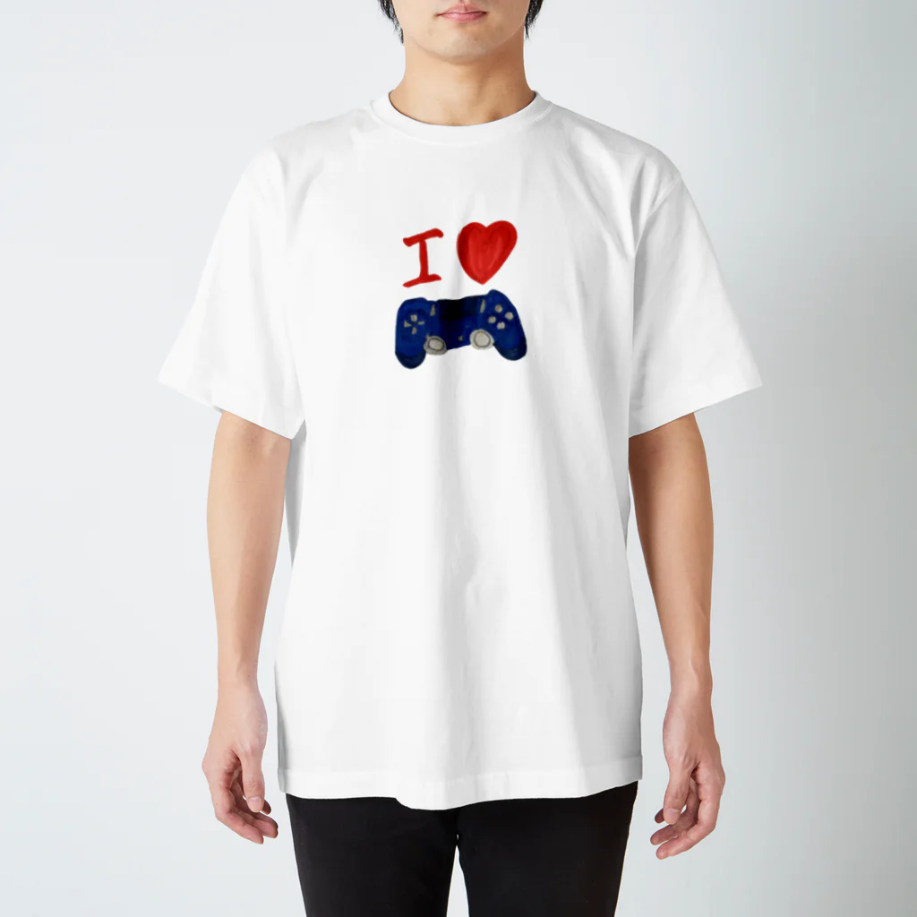 サミムシ商店のアイラブゲーム スタンダードTシャツ