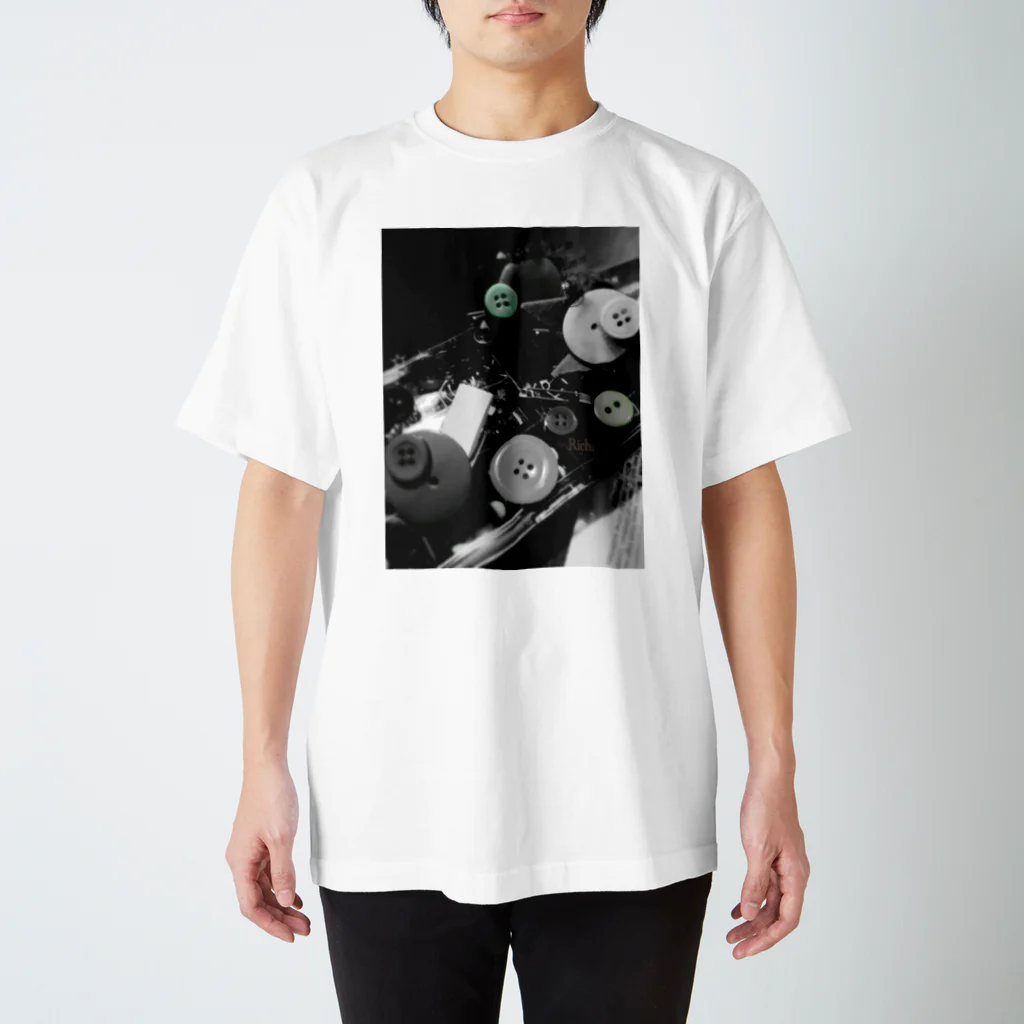 Richi.のRichi.モノクロ スタンダードTシャツ