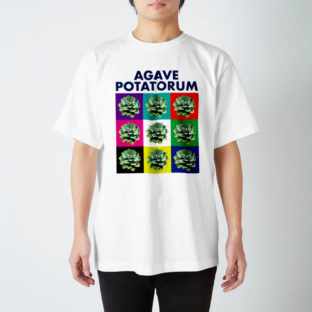 &ART315のAGAVE_POTATORUM_MULTI_COLOR Regular Fit T-Shirt