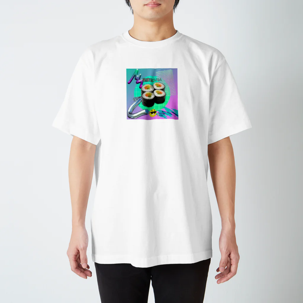 DEMUCHiN SHOPのHEALTHY OSUSHI スタンダードTシャツ