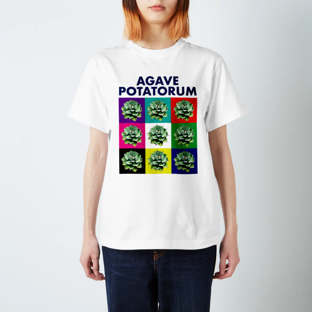 &ART315のAGAVE_POTATORUM_MULTI_COLOR スタンダードTシャツ