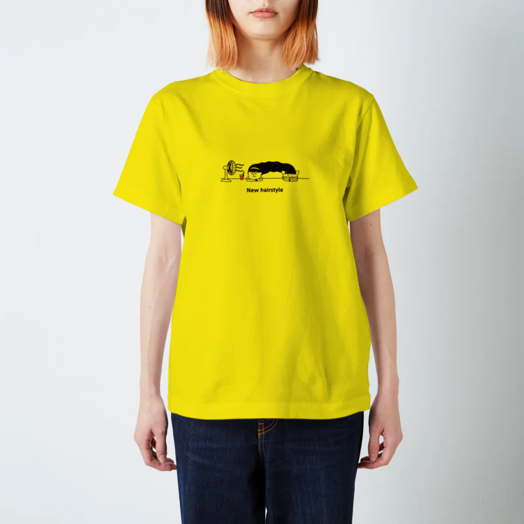 ノモケンの扇風機の風と子供と猫 Regular Fit T-Shirt