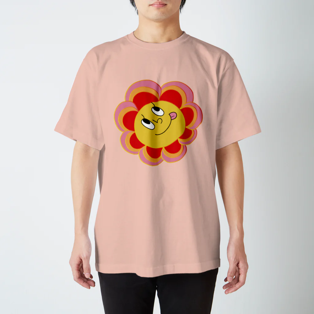 pinkchanの🌼【 キッズにおすすめ 】しあわせ本舗 見守り lucky hanachan スタンダードTシャツ