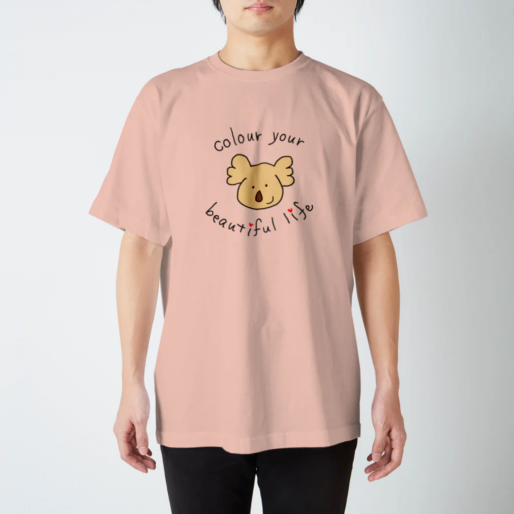ayaminglishのコアラのだいだい - colour -  スタンダードTシャツ