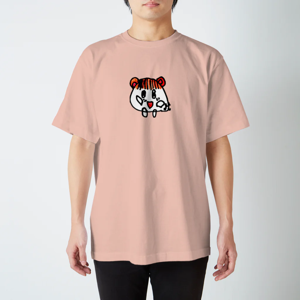 ウタハムちゃんです♪の万歳ウタハムちゃん(Kids/修正版) スタンダードTシャツ