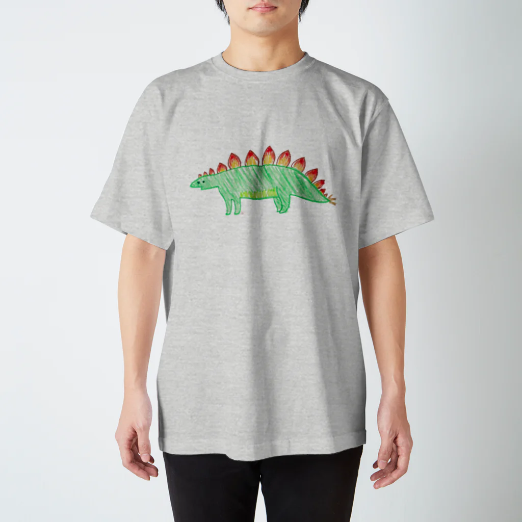 なるしまなるしのゆるステゴザウルス スタンダードTシャツ