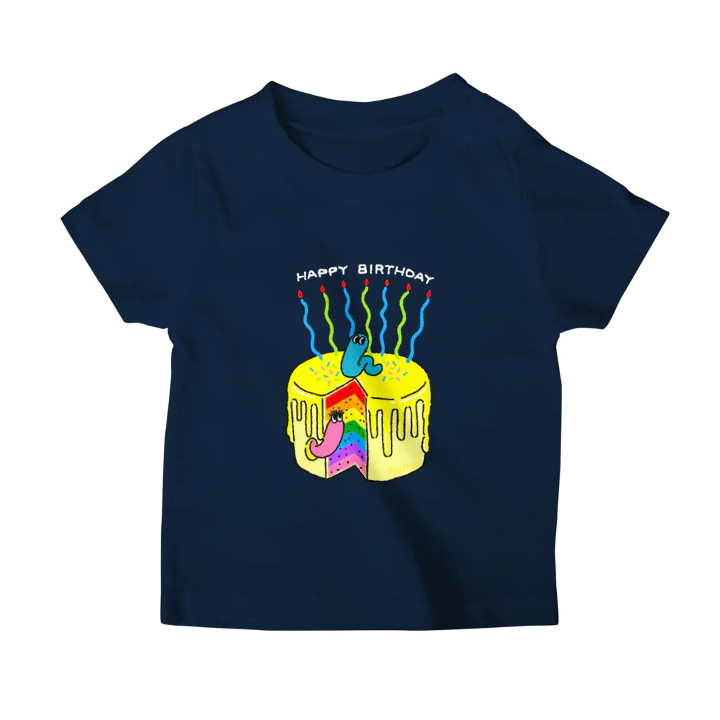 tree treeのhappy BD cake -WH- スタンダードTシャツ