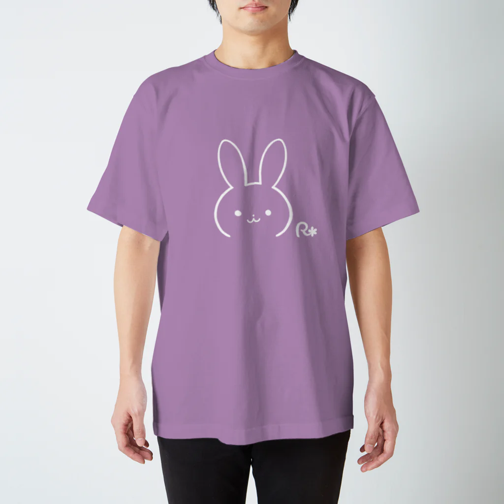 おがわゆきこのwhite line rabbit スタンダードTシャツ