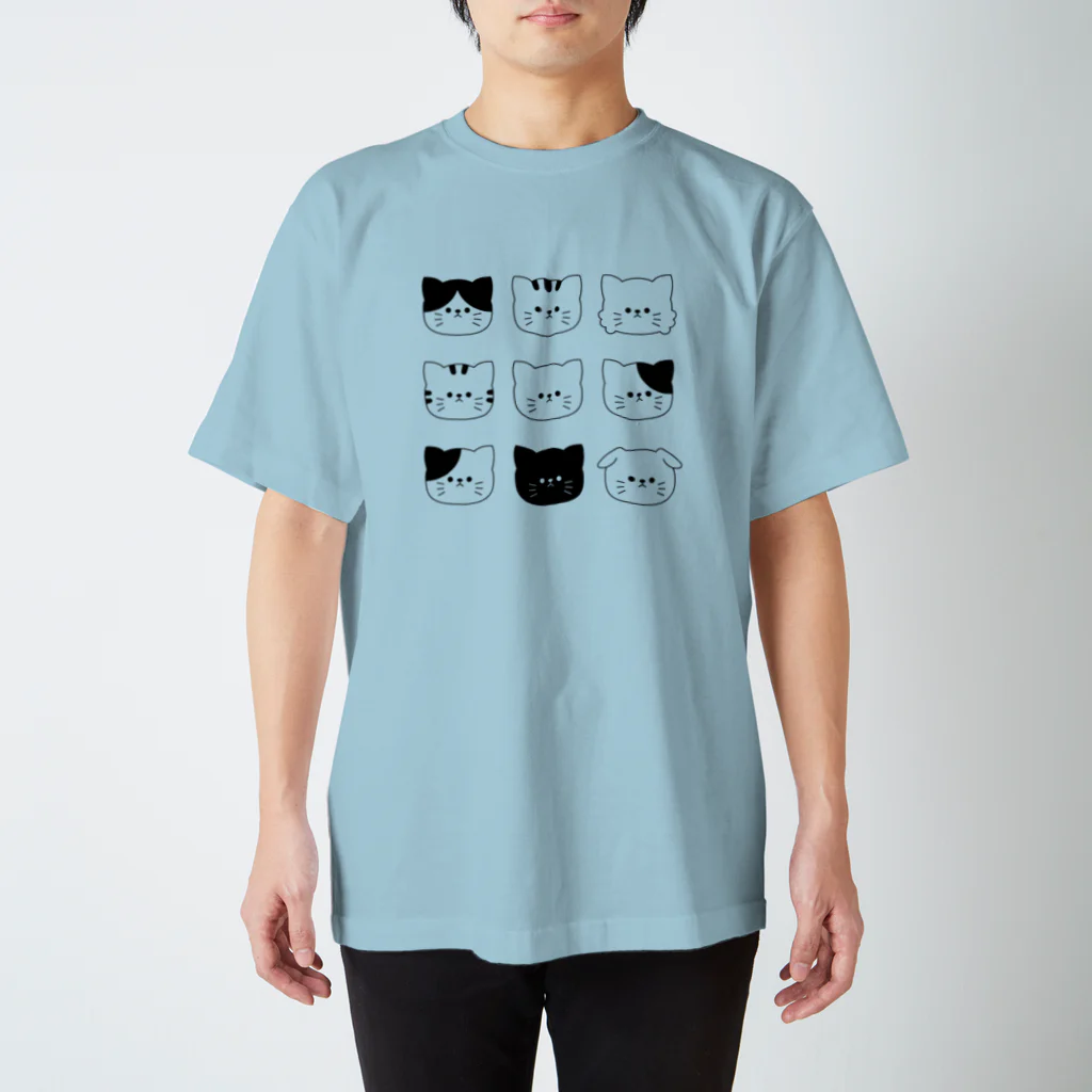 もにゃの9ひきのにゃんこたち スタンダードTシャツ