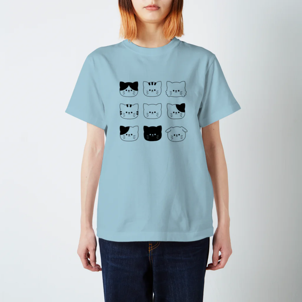 もにゃの9ひきのにゃんこたち スタンダードTシャツ