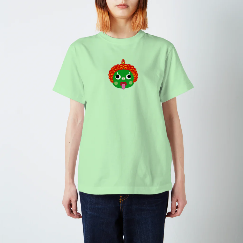 すっとん塾のGreen　不動明王 スタンダードTシャツ