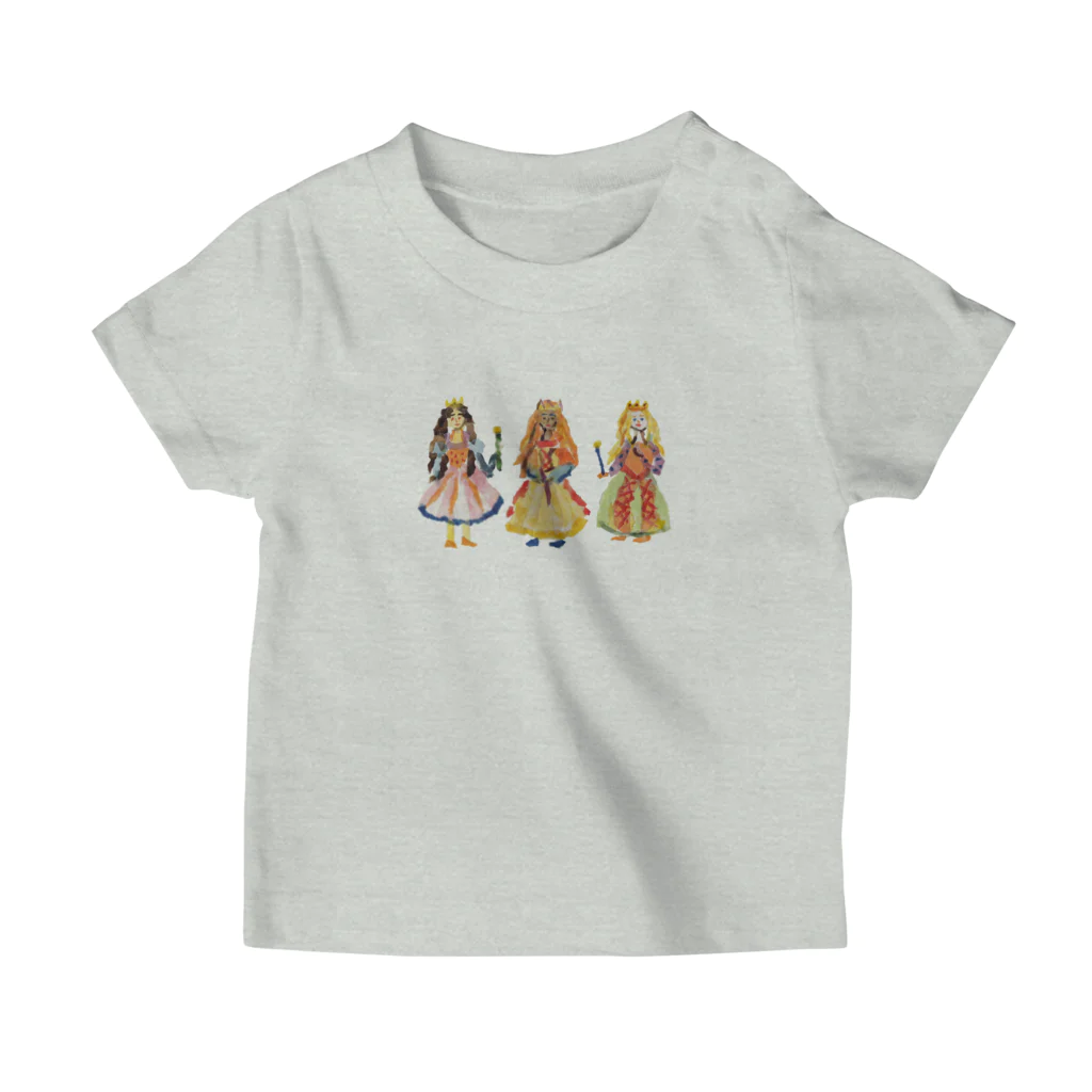 のばら（NOBARA）のFOR KIDS ３人のお姫様Tシャツ Regular Fit T-Shirt