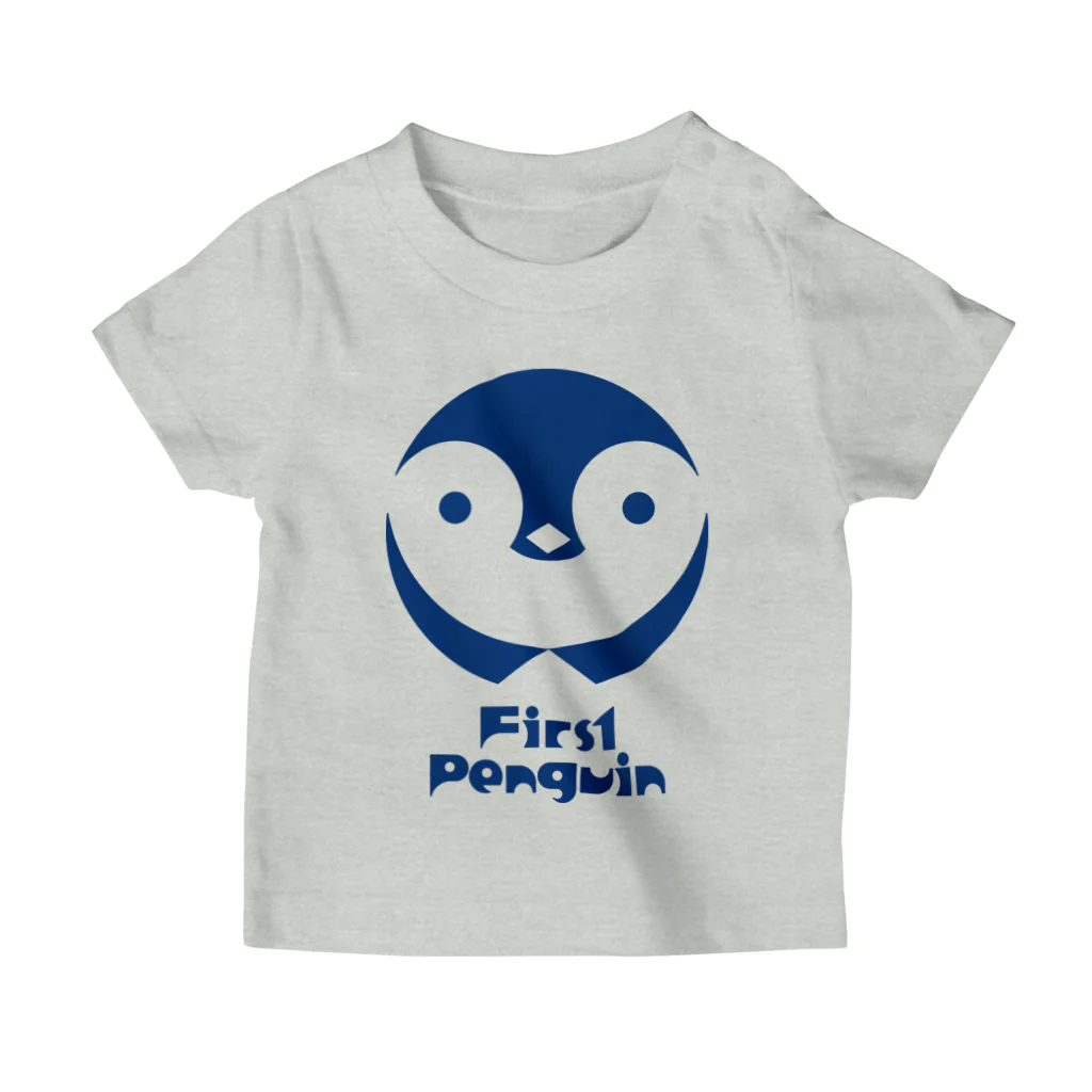 どいまさとしのロゴ子ども向けT　青ペンギン Regular Fit T-Shirt