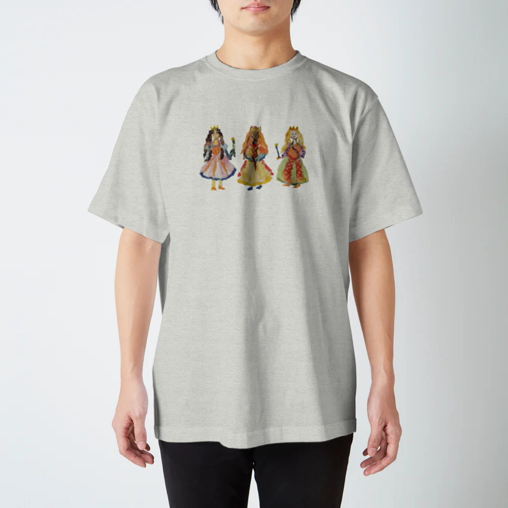 のばら（NOBARA）のFOR KIDS ３人のお姫様Tシャツ Regular Fit T-Shirt