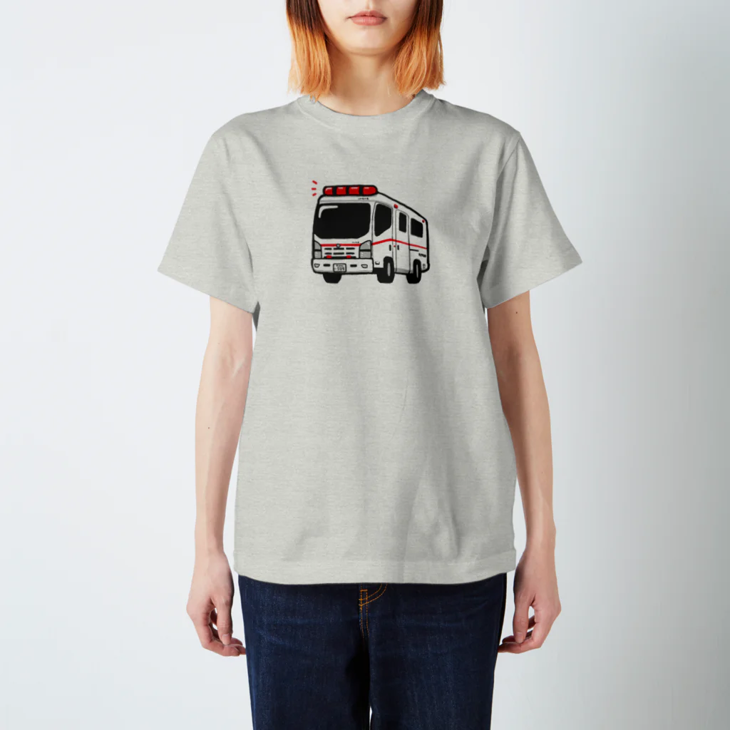 管狐の巣のきゅうきゅうしゃシャツ スタンダードTシャツ