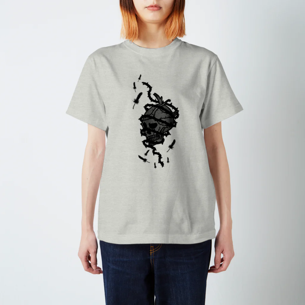 meMEmeの囚われ髑髏ちゃん スタンダードTシャツ