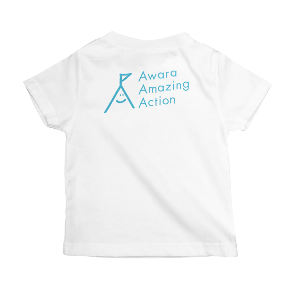 Awara Amazing ActionのAAAトンガリくんforキッズ Regular Fit T-Shirtの裏面