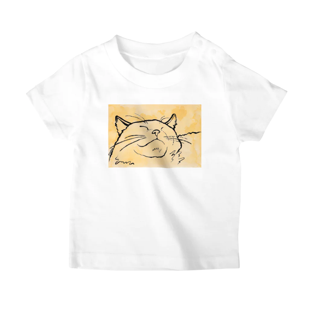 yukiねこ-soramameの白猫にゃん（両面） スタンダードTシャツ