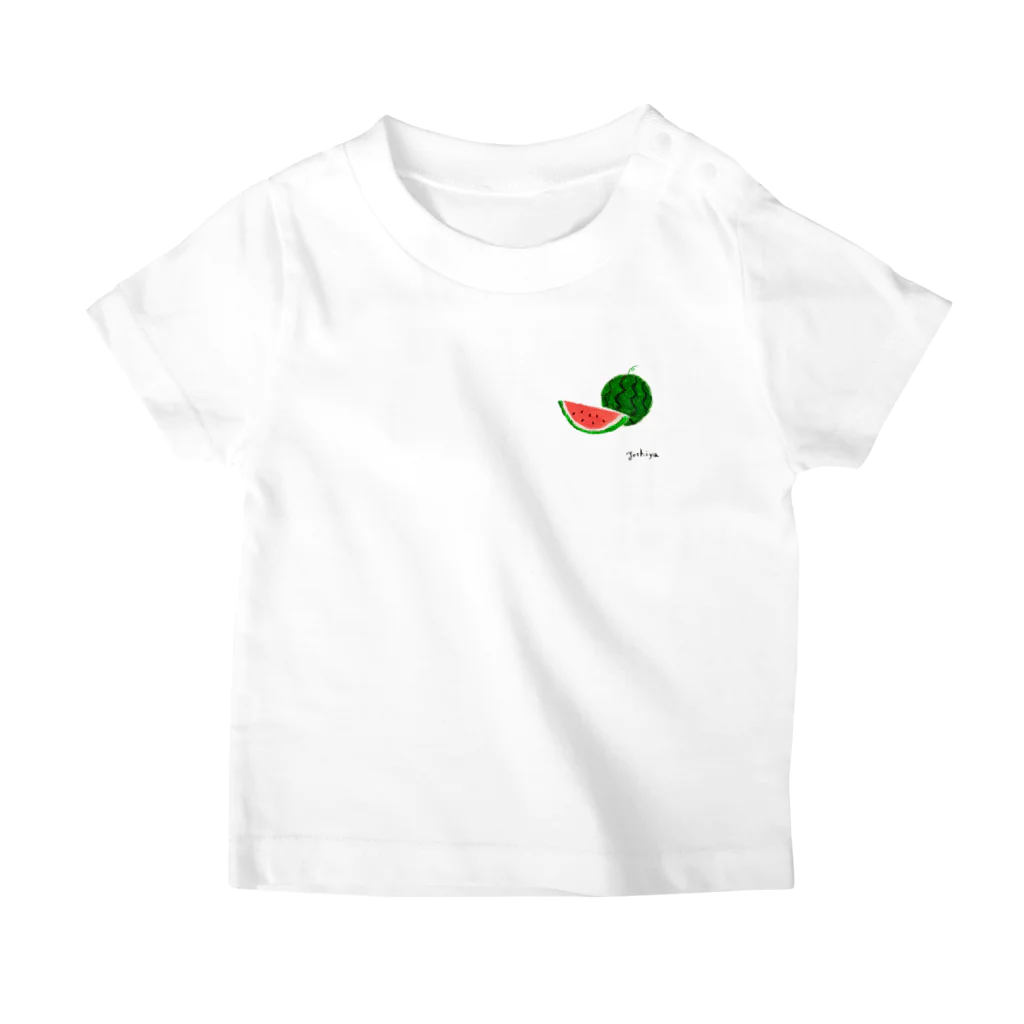 北隣館カフェグリーンのスイカTシャツNo.3 티셔츠