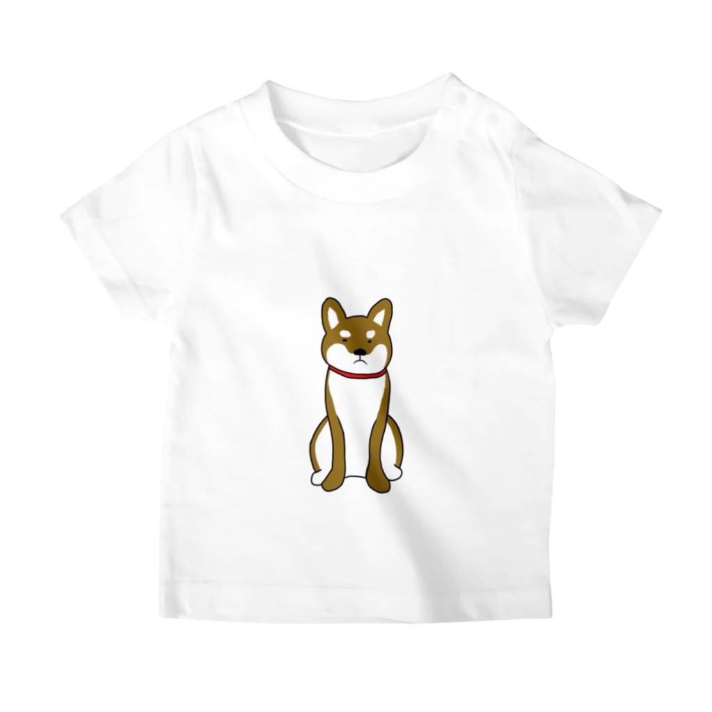 akisuteのおすわり柴犬02 Regular Fit T-Shirt