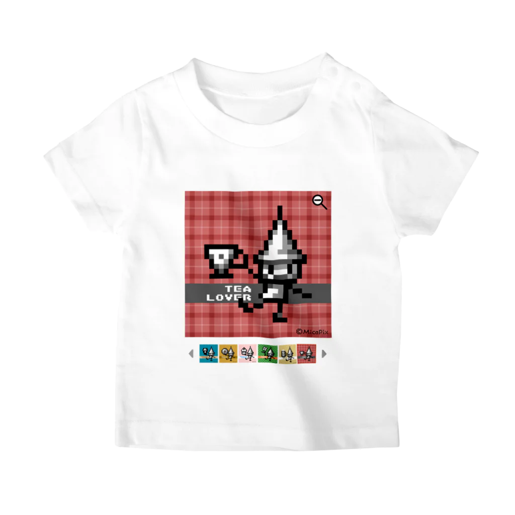 MicaPix/SUZURI店のTeaLoverドッツさん スタンダードTシャツ