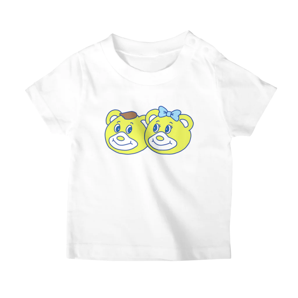 Just_like_Mom_and_DadのJLMD bear face Tシャツ(BOY&GIRL) スタンダードTシャツ