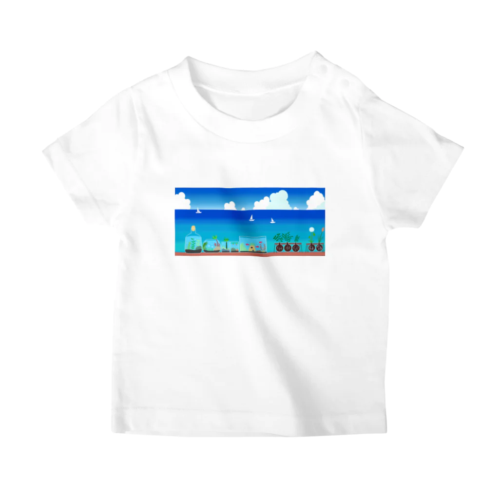 にんじんちびこの夏と水草 スタンダードTシャツ