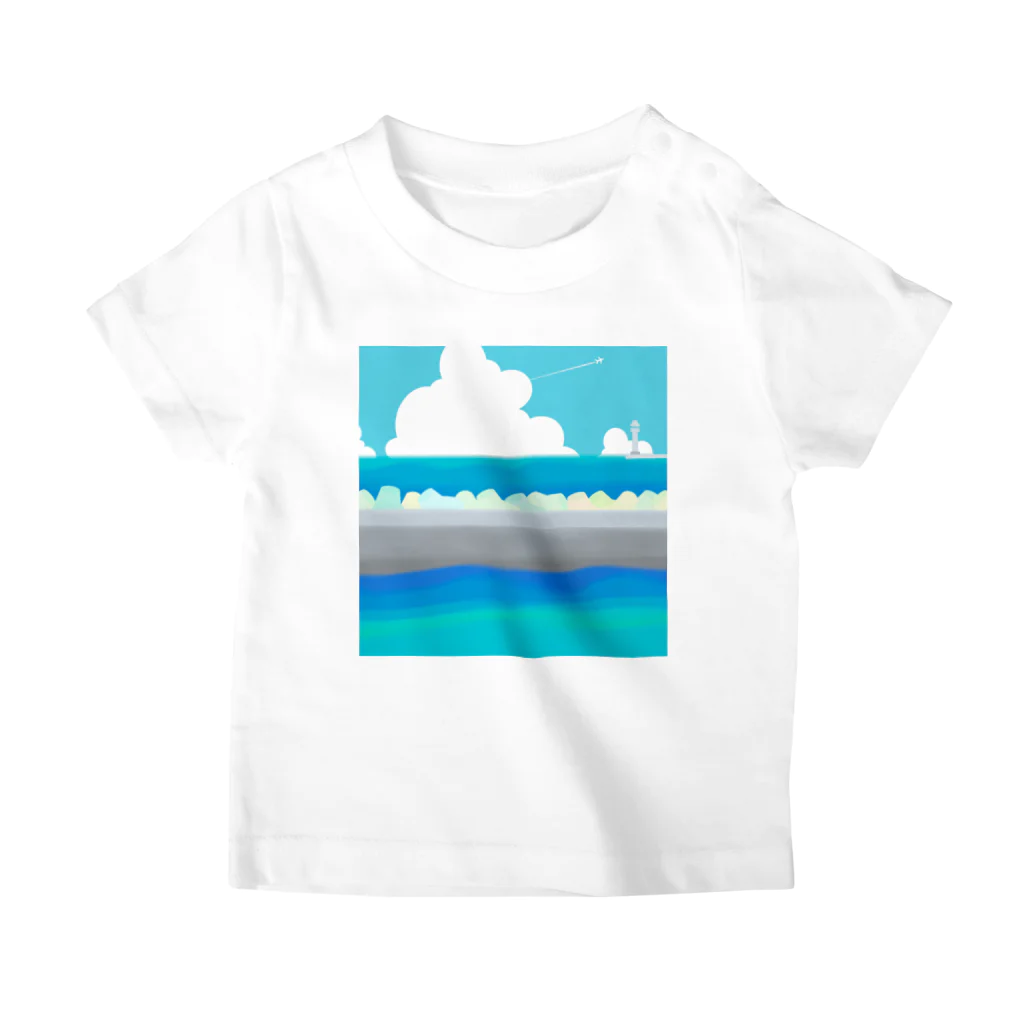 にんじんちびこのお気に入りの海岸 スタンダードTシャツ