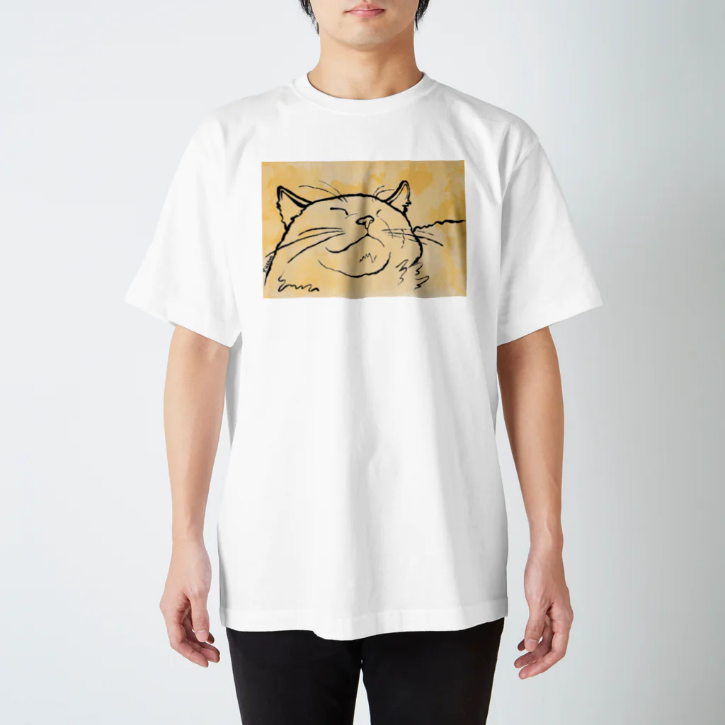 yukiねこ-soramameの白猫にゃん（両面） スタンダードTシャツ