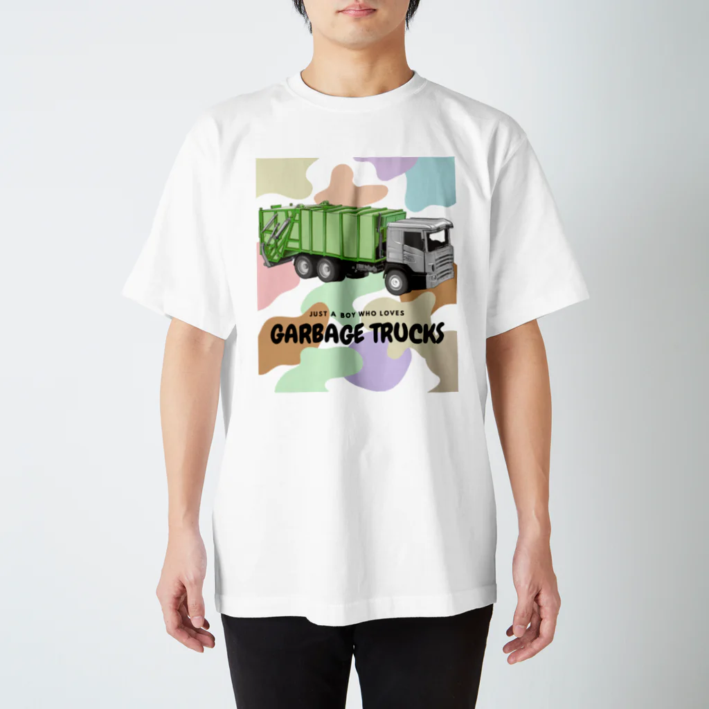 luluのゴミ収集車が大好きな男の子 Regular Fit T-Shirt