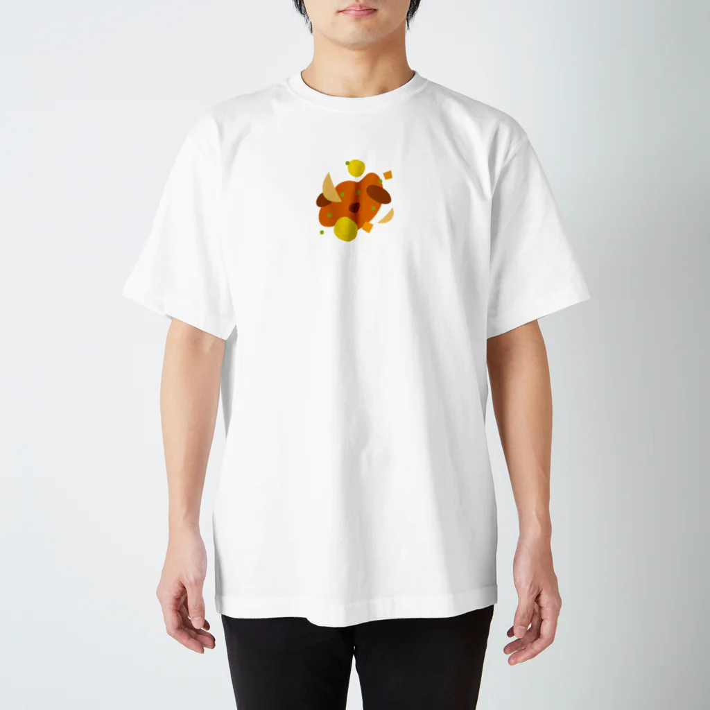 モヒカンちゃんの食べこぼし（カレー） スタンダードTシャツ