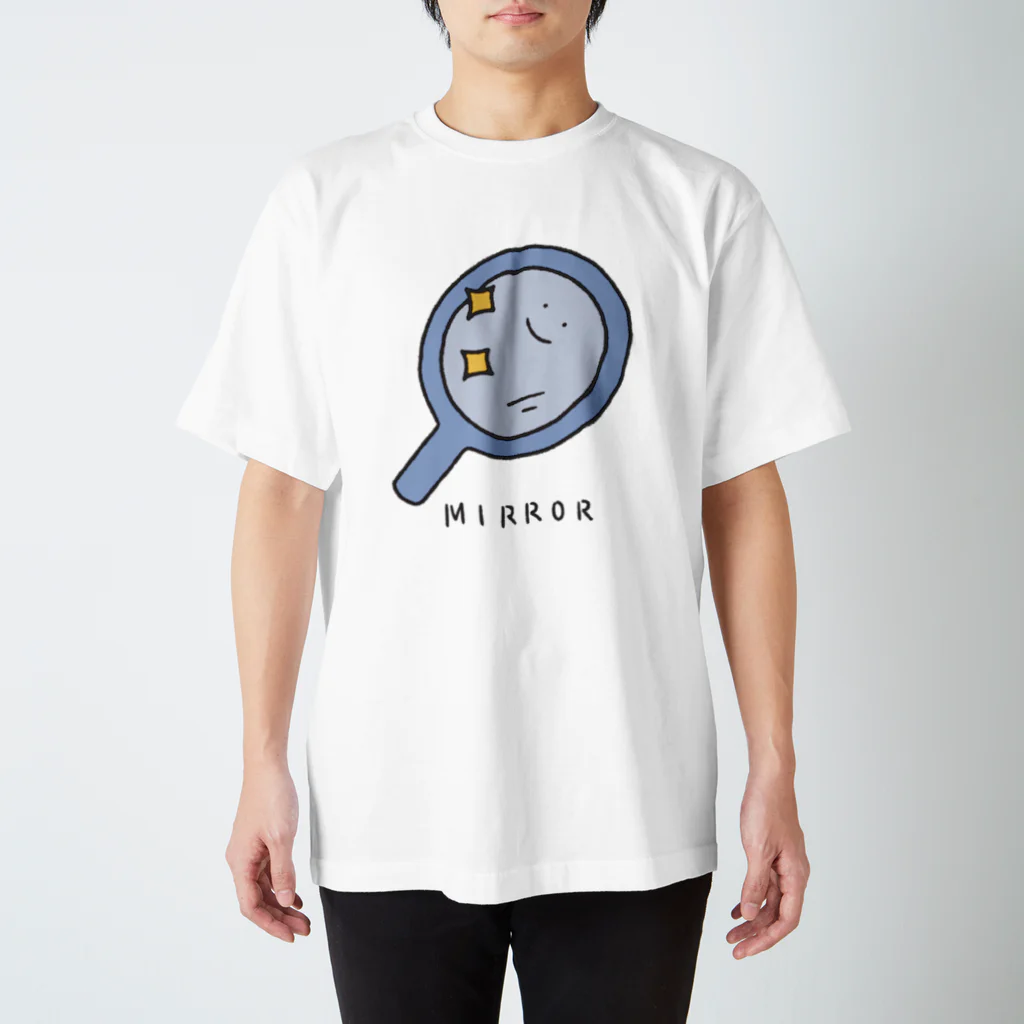 ぼんやり商会 SUZURI店のミラーさん（こども） Regular Fit T-Shirt