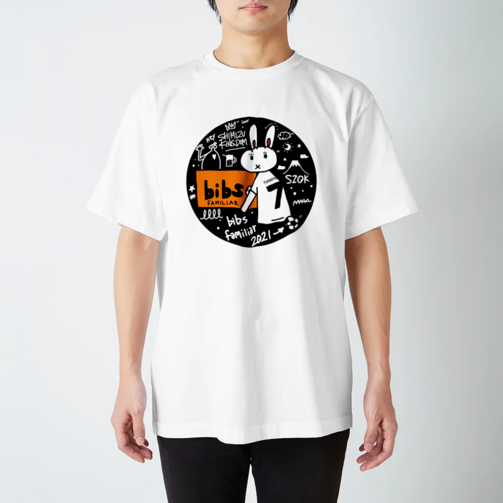 bibs familiarの看板うさぎ＿キッズも大人もTシャツ Regular Fit T-Shirt