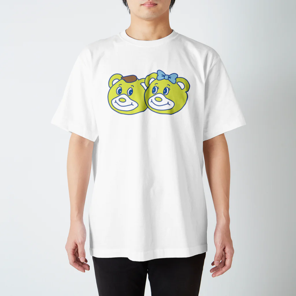 Just_like_Mom_and_DadのJLMD bear face Tシャツ(BOY&GIRL) スタンダードTシャツ