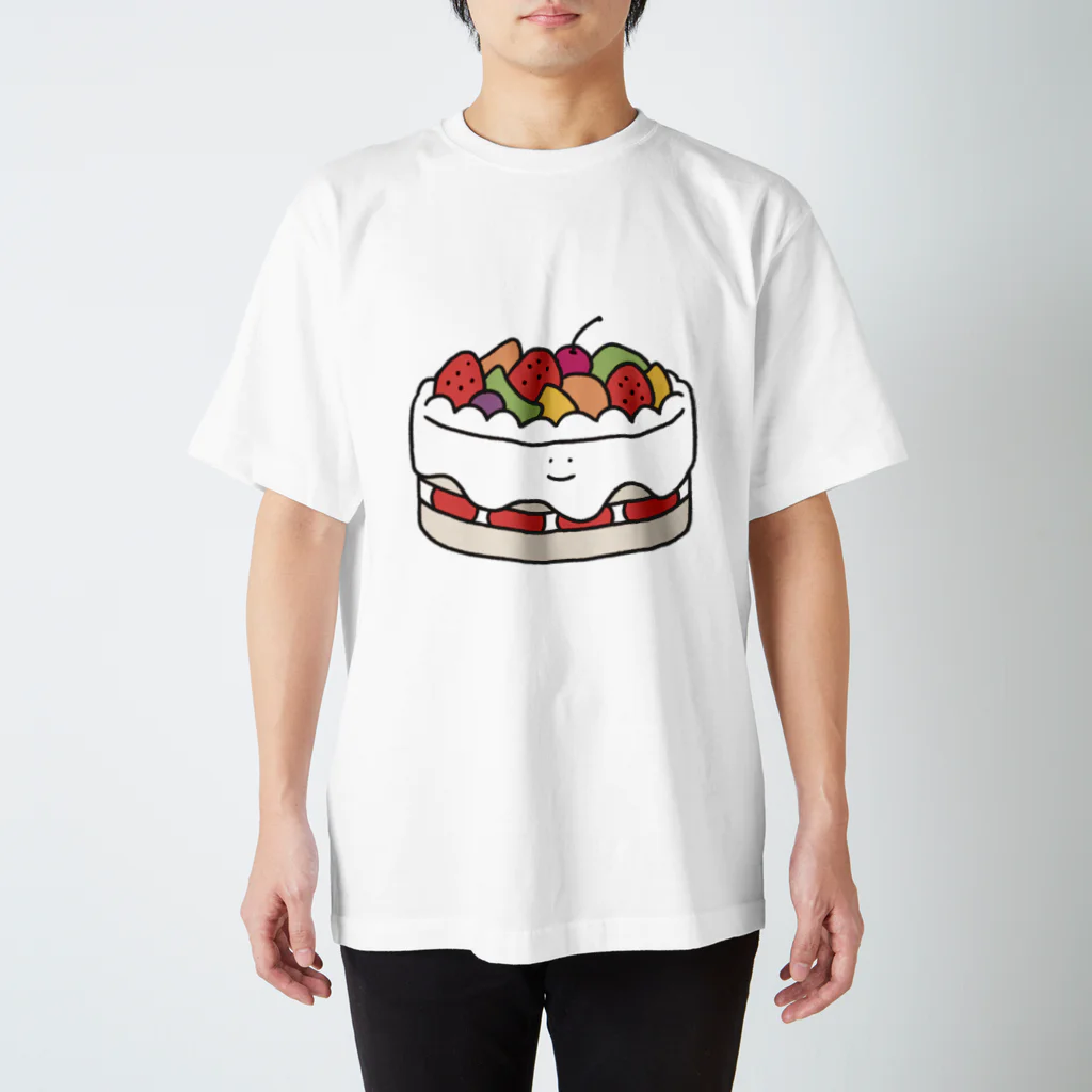 ぼんやり商会 SUZURI店のホールケーキさん ｡ｏＯ スタンダードTシャツ