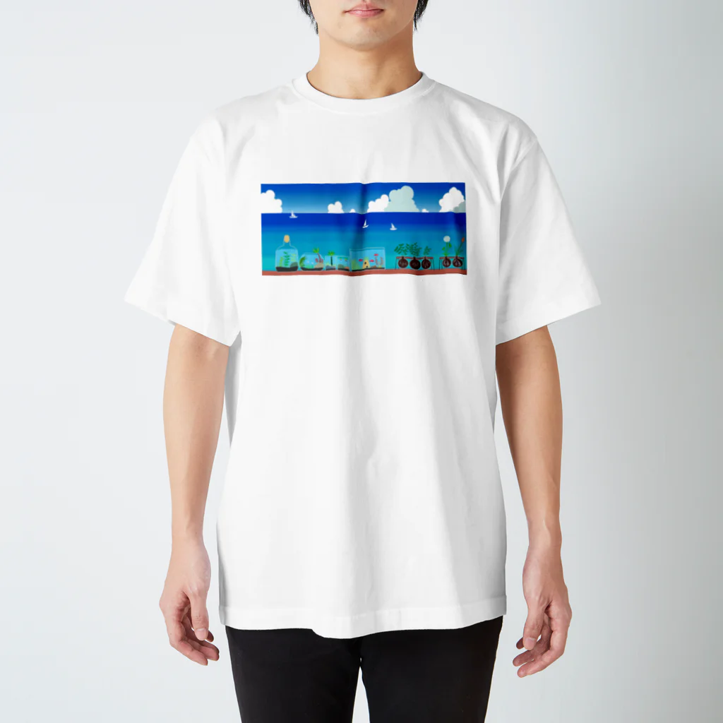 にんじんちびこの夏と水草 Regular Fit T-Shirt