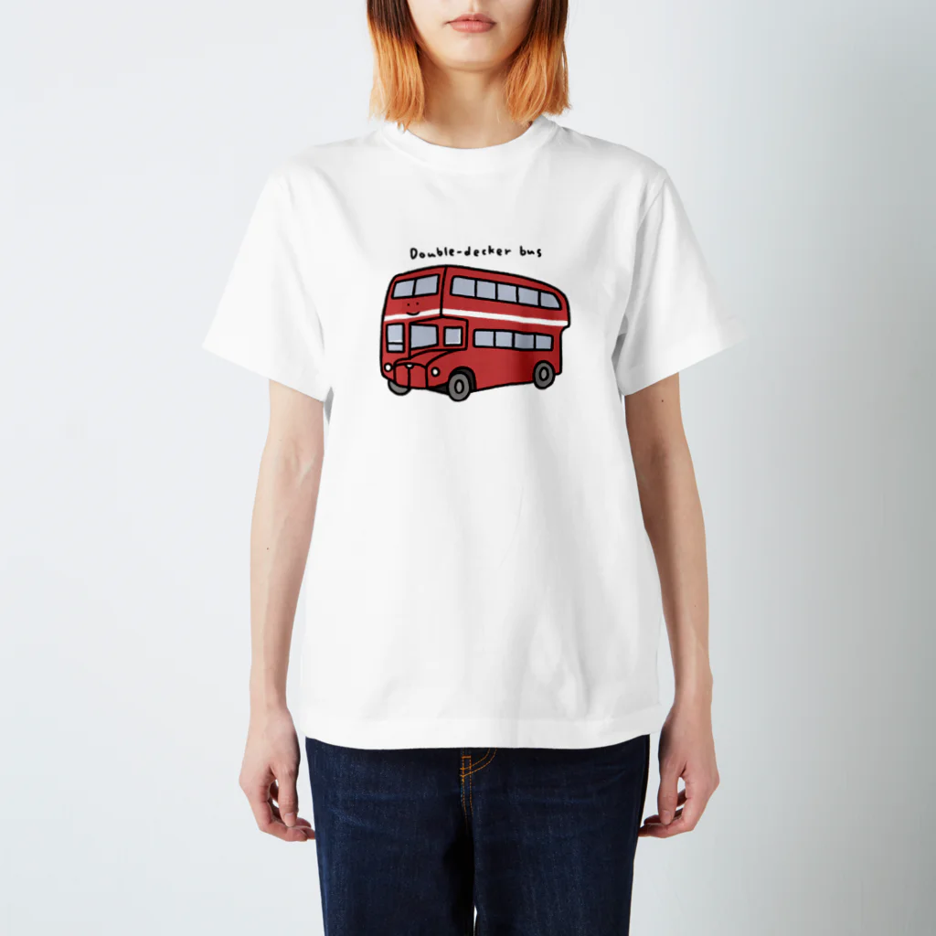 ぼんやり商会 SUZURI店のロンドンバスさん Regular Fit T-Shirt