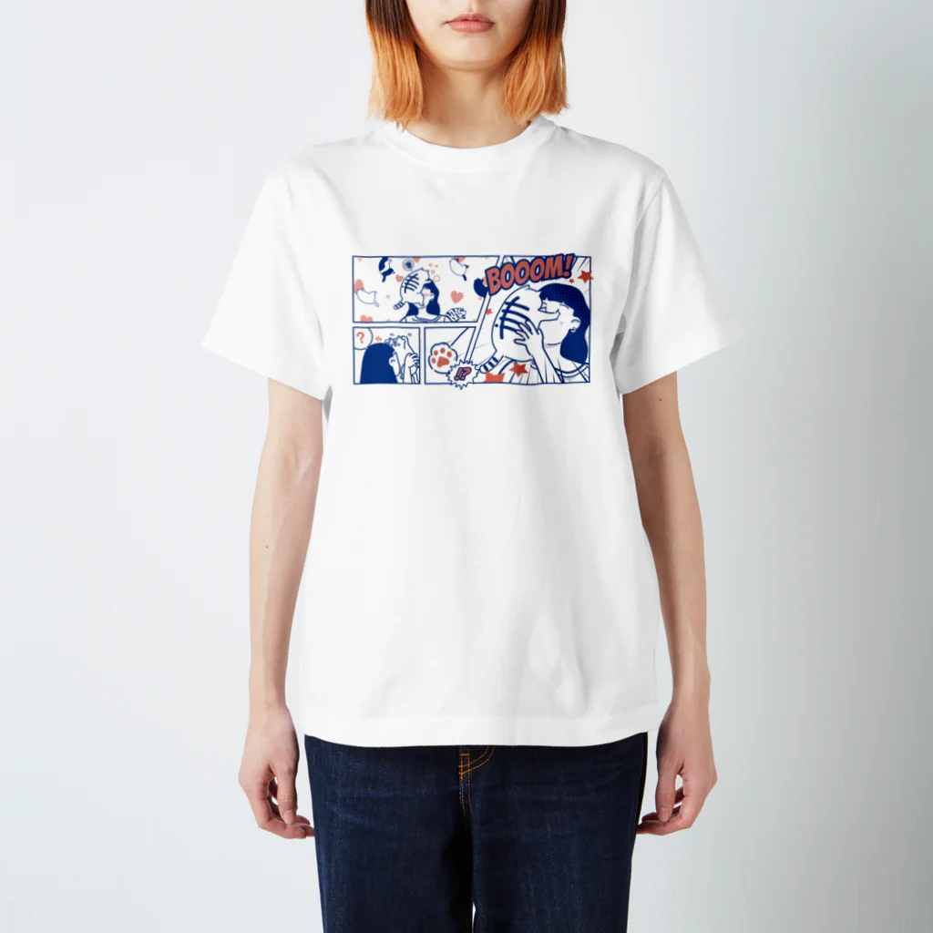 Fluffy_HUGSの【フラハグ】４コマ漫画（キッズ・ベビー） Regular Fit T-Shirt