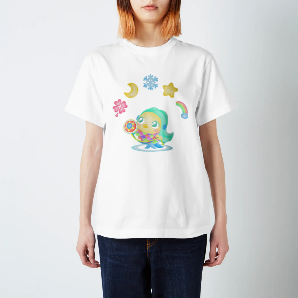 ようこそ『MAYOHOUSE』へのアマビエ×花月雪星宙 スタンダードTシャツ