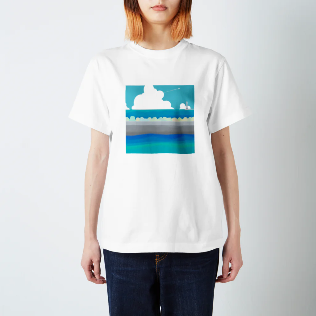 にんじんちびこのお気に入りの海岸 Regular Fit T-Shirt