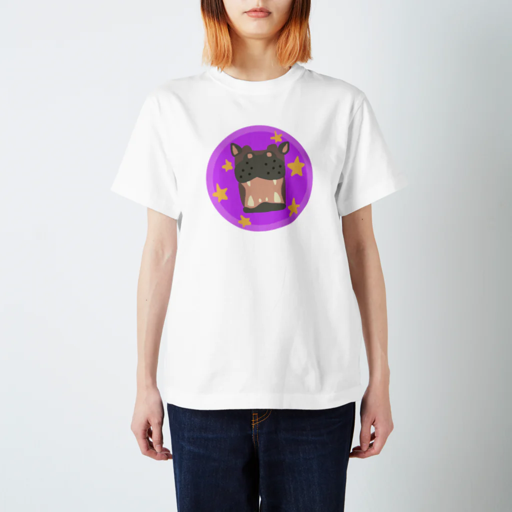 どうぶつYAのどうぶつYA応援アイコンカバさん スタンダードTシャツ