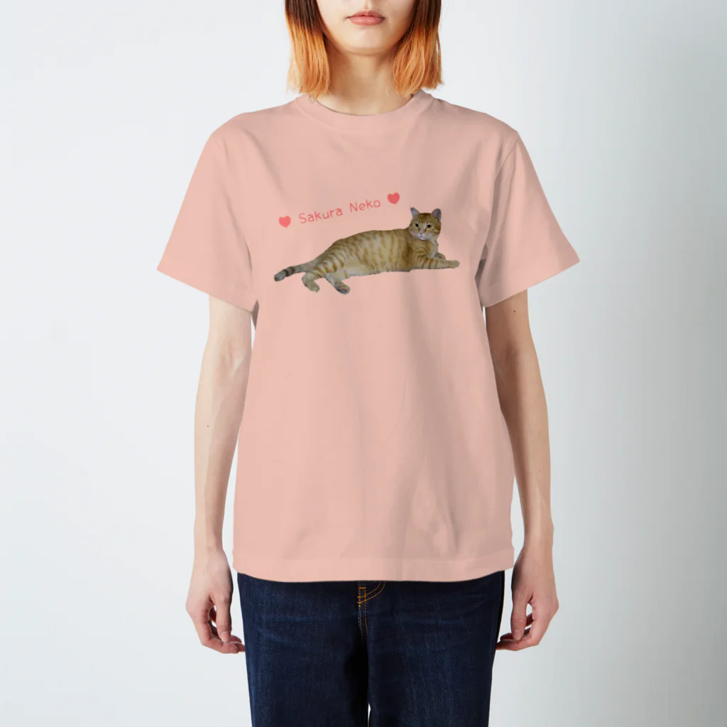 えみちーず（元野良と保護猫の為に🐾）のチャトラまったり🐾（さくら猫） Regular Fit T-Shirt