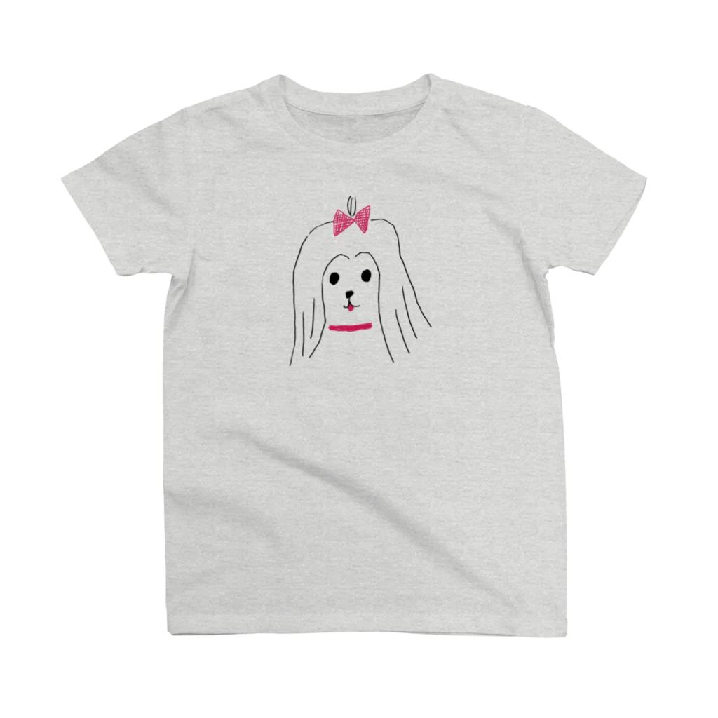 Kaiyayasumi ＊海谷泰水＊のロングヘア犬 スタンダードTシャツ