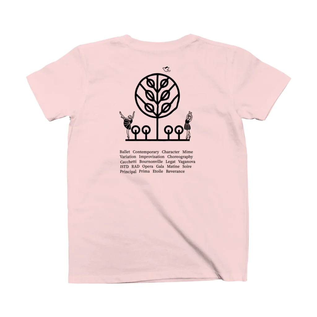 【グッズショップ】倉本幸樹Ballet＆ContemporaryのKB【GardenTシャツ３】(ユニバーサルデザイン)(両面プリント) スタンダードTシャツの裏面