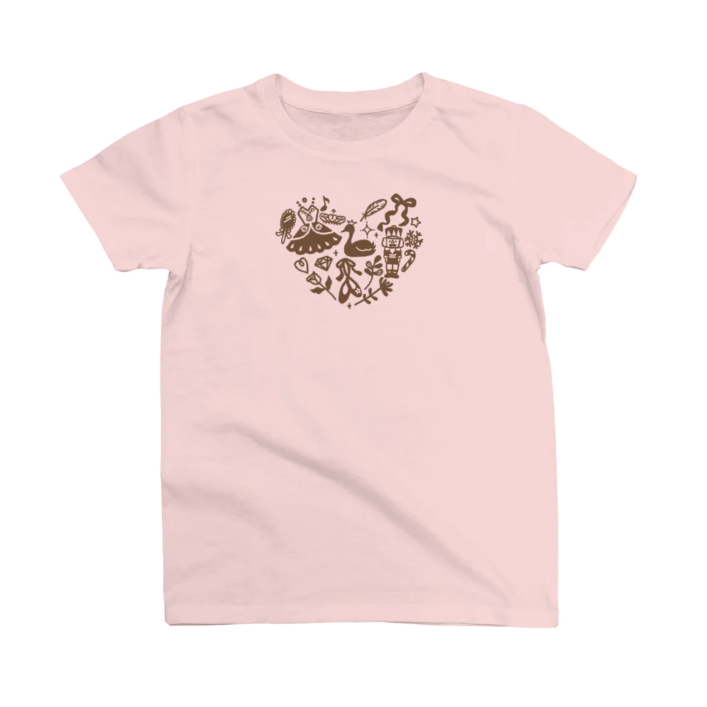 しまもちのLOVE バレエ スタンダードTシャツ