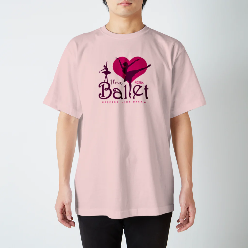 FOXY COLORSのI Love Ballet A スタンダードTシャツ